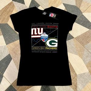 NWT NY Giants Green Bay Packers T-Shirt London